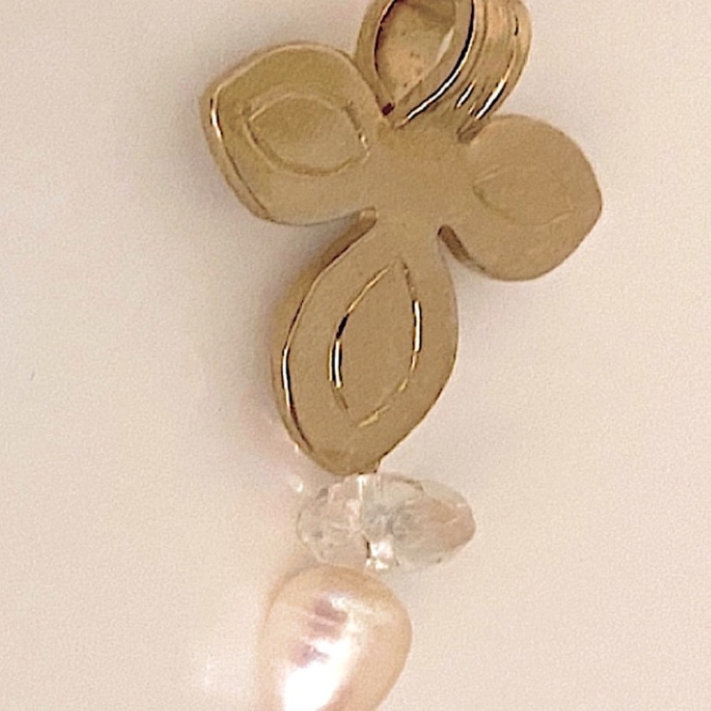 Fleur de Lis Genuine Opal Drop Pendant Hand Crafted by Charles Pickerny 1997